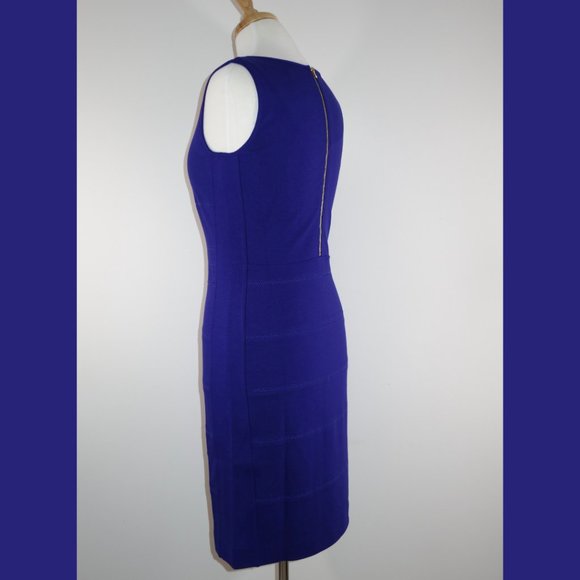 Cluny Royal Blue Paneled Tank Dress - Size 6 - Picture 4 of 15